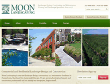 Tablet Screenshot of moonlandscaping.com